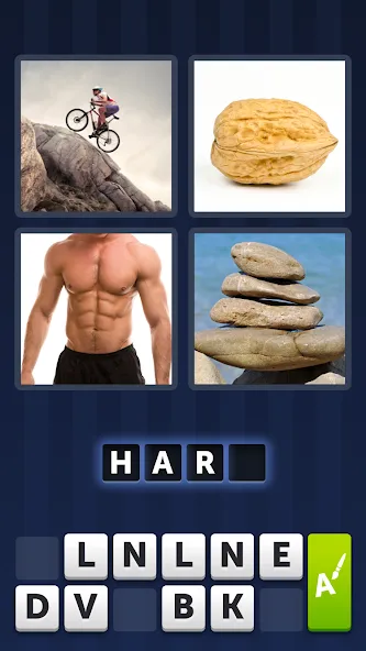 4 Pics 1 Word (Картинки 1 Слово) [МОД: Много денег, Монет и Все открыто] Screenshot 2