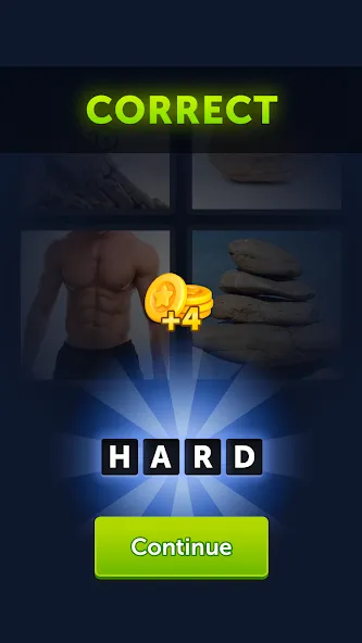 4 Pics 1 Word (Картинки 1 Слово) [МОД: Много денег, Монет и Все открыто] Screenshot 3