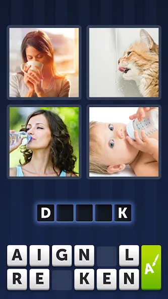 4 Pics 1 Word (Картинки 1 Слово) [МОД: Много денег, Монет и Все открыто] Screenshot 4