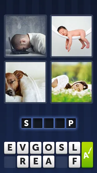 4 Pics 1 Word (Картинки 1 Слово) [МОД: Много денег, Монет и Все открыто] Screenshot 5
