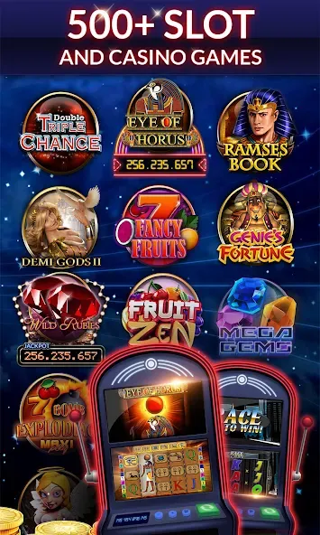 Merkur24 – Slots & Casino (Меркур24 Казино) [МОД: Деньги, Монеты и Меню MOD] Screenshot 3