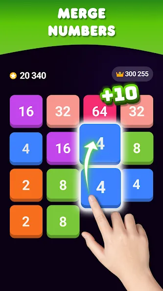 2048: Puzzle Game! Merge Block (Две тысячи сорок восемь) [МОД: Меню, Бесконечные монеты и Открытые уровни] Screenshot 1