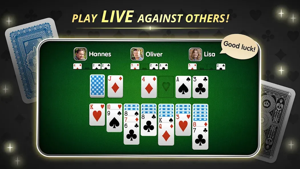 Solitaire (Солитер) [МОД: Меню, Бесконечные монеты и Открытые уровни] Screenshot 1
