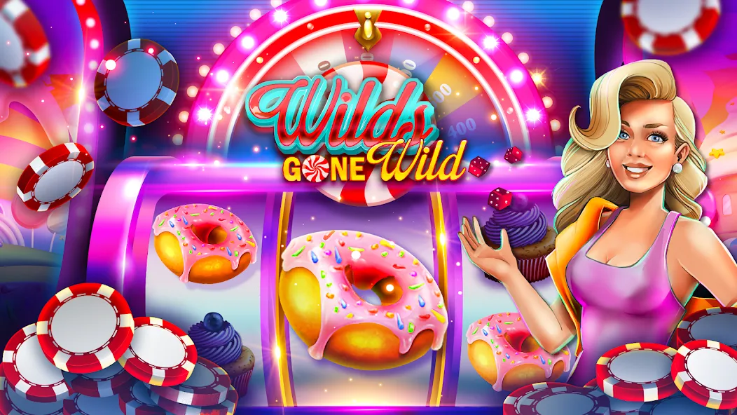Mary Vegas - Slots & Casino (Мэри Вегас) [МОД: Меню, Бесконечные монеты и Открытые уровни] Screenshot 1