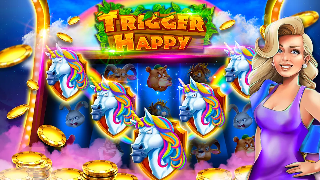 Mary Vegas - Slots & Casino (Мэри Вегас) [МОД: Меню, Бесконечные монеты и Открытые уровни] Screenshot 2