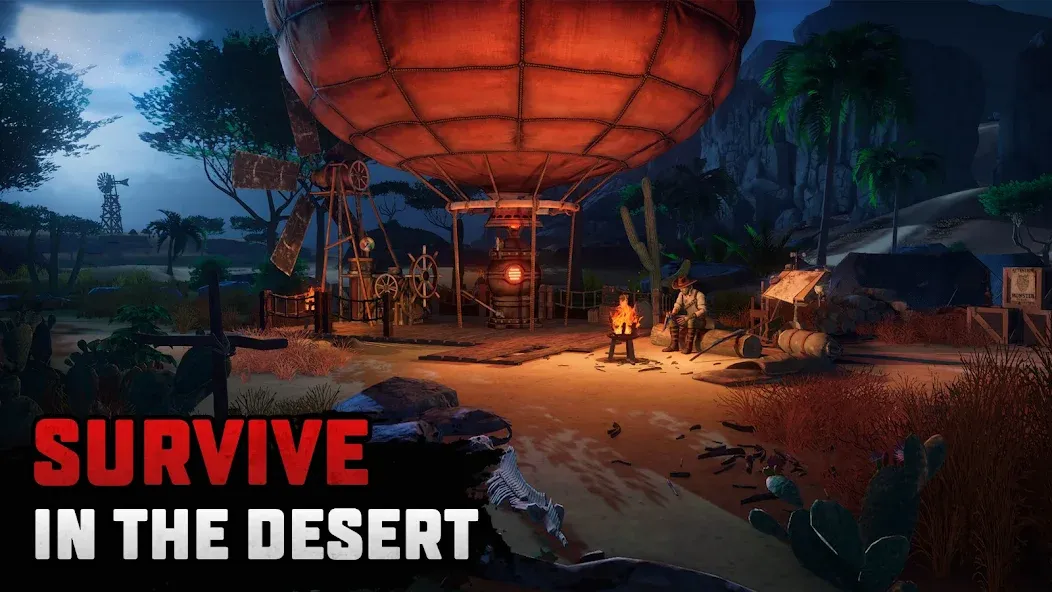 Raft® Survival: Desert Nomad (Рафт Сурвайвал) [МОД: Много монет, Открытые уровни и Мега MOD] Screenshot 1
