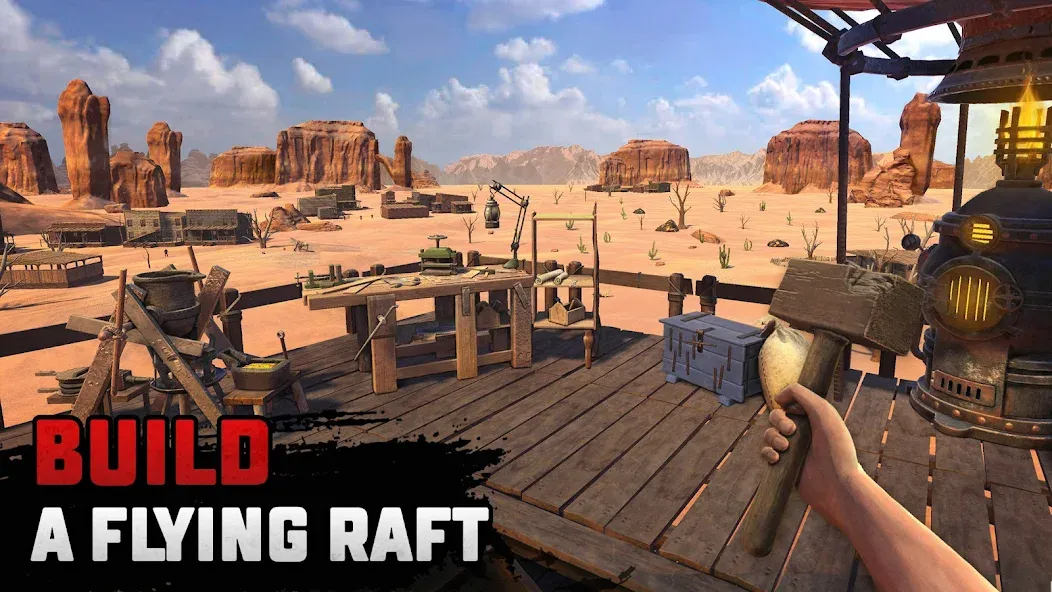 Raft® Survival: Desert Nomad (Рафт Сурвайвал) [МОД: Много монет, Открытые уровни и Мега MOD] Screenshot 2