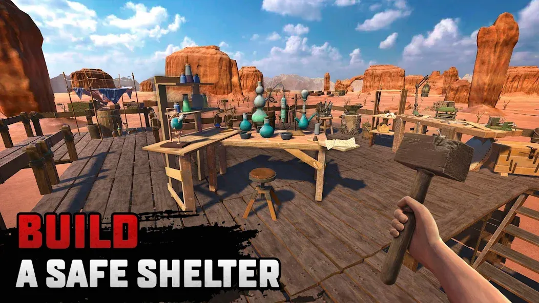 Raft® Survival: Desert Nomad (Рафт Сурвайвал) [МОД: Много монет, Открытые уровни и Мега MOD] Screenshot 5