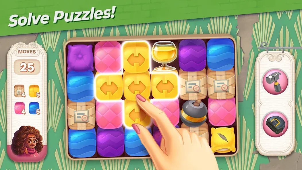 Penny & Flo: Home Renovation [МОД: Меню, Бесконечные монеты и Открытые уровни] Screenshot 5