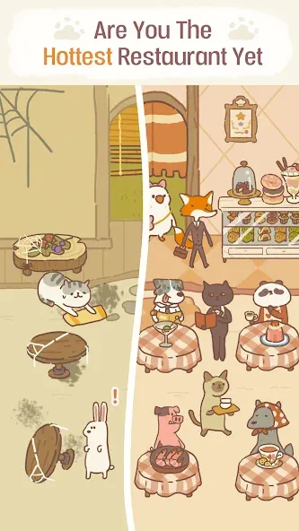 Animal Restaurant (Анимал Ресторан) [МОД: Много денег, Монет и Все открыто] Screenshot 2