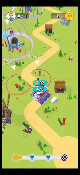 Troops Defence (Трупс Дефенс) [МОД: Много монет, Открытые уровни и Мега MOD] Screenshot 1