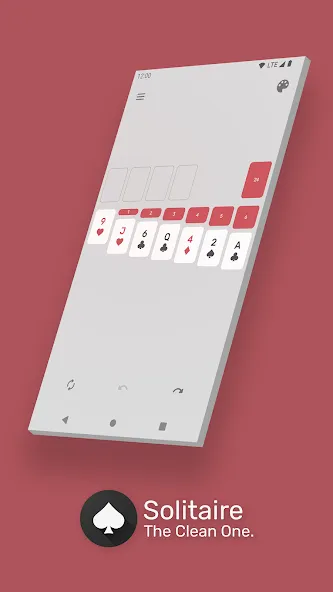 Solitaire - The Clean One (Солитер) [МОД: Все открыто, Дополнительные деньги и Меню MOD] Screenshot 1