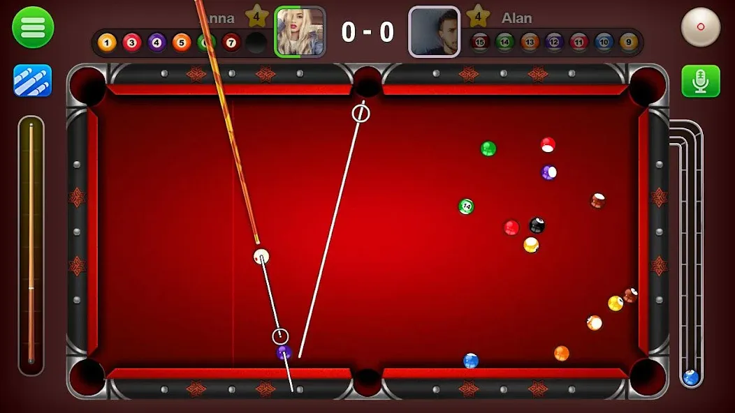 8 Ball Live - Billiards Games (Бол Лайв) [МОД: Деньги, Монеты и Меню MOD] Screenshot 1