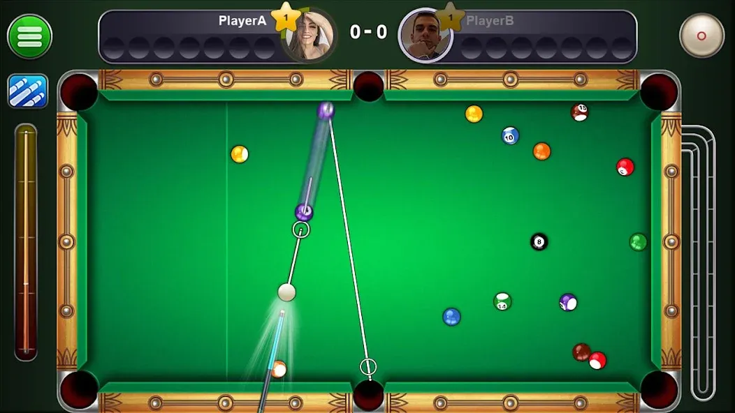 8 Ball Live - Billiards Games (Бол Лайв) [МОД: Деньги, Монеты и Меню MOD] Screenshot 2