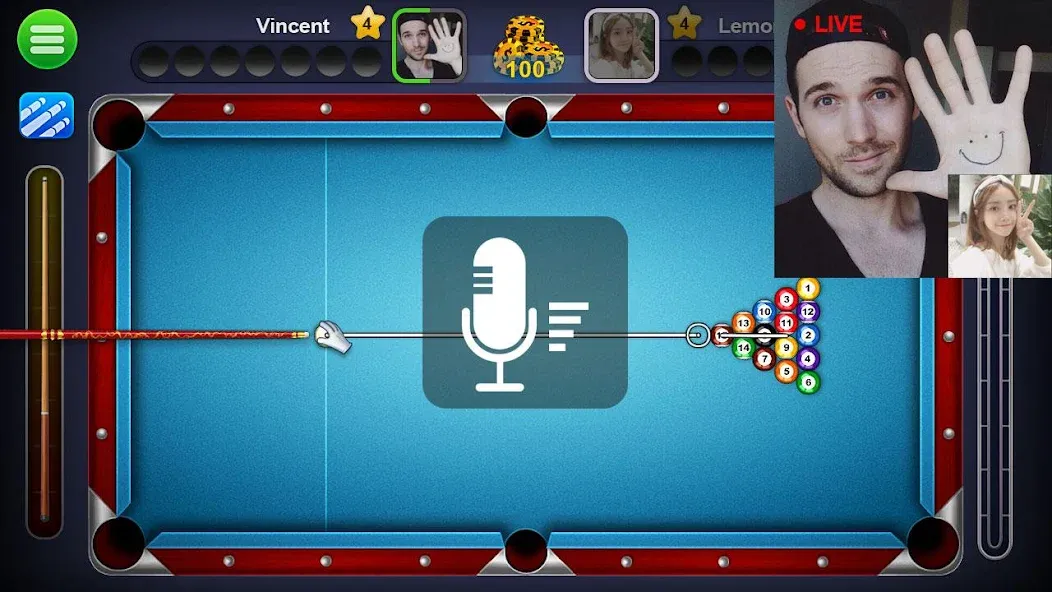 8 Ball Live - Billiards Games (Бол Лайв) [МОД: Деньги, Монеты и Меню MOD] Screenshot 5