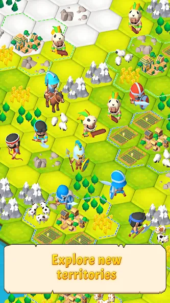 Civilization Hex: Tribes Rise (Цивилизация Гекс) [МОД: Деньги, Монеты и Меню MOD] Screenshot 1