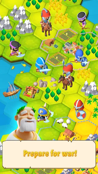 Civilization Hex: Tribes Rise (Цивилизация Гекс) [МОД: Деньги, Монеты и Меню MOD] Screenshot 2