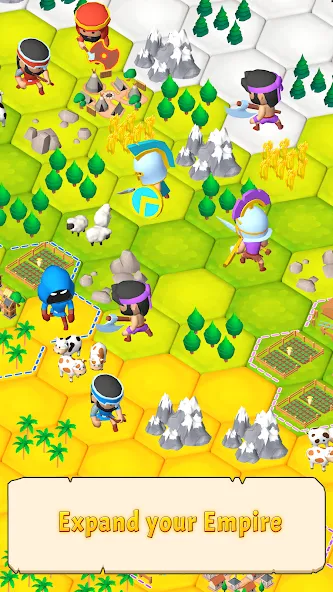 Civilization Hex: Tribes Rise (Цивилизация Гекс) [МОД: Деньги, Монеты и Меню MOD] Screenshot 4