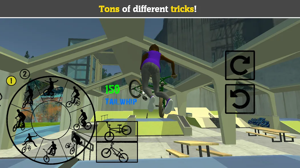BMX FE3D 2 (БМХ ФЭ3Д 2) [МОД: Бесконечные деньги, Монеты и Мега MOD] Screenshot 3