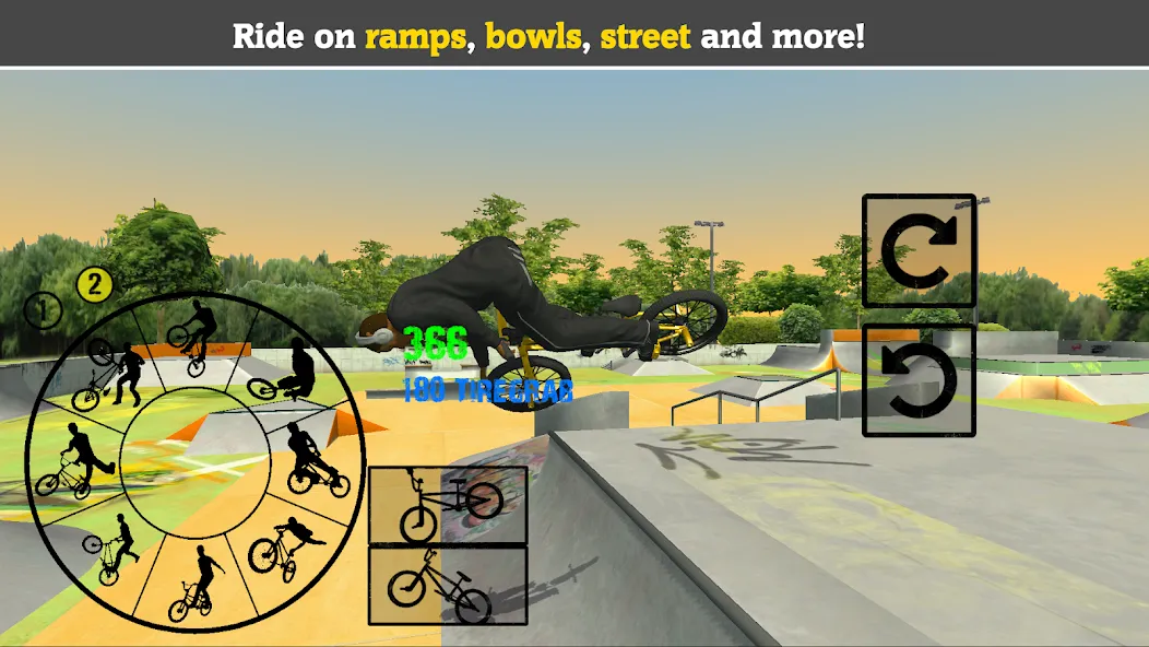 BMX FE3D 2 (БМХ ФЭ3Д 2) [МОД: Бесконечные деньги, Монеты и Мега MOD] Screenshot 4