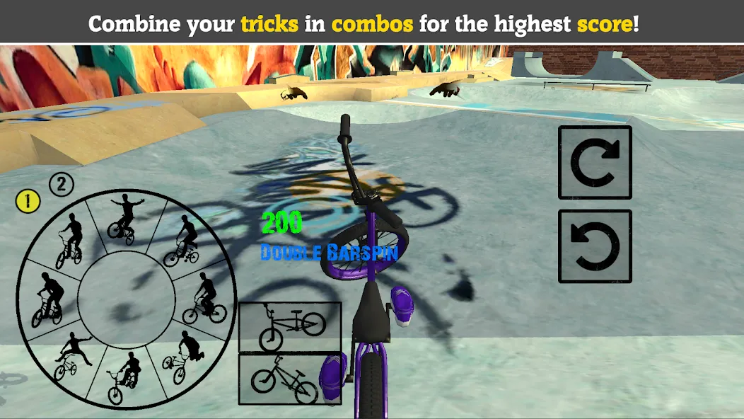 BMX FE3D 2 (БМХ ФЭ3Д 2) [МОД: Бесконечные деньги, Монеты и Мега MOD] Screenshot 5