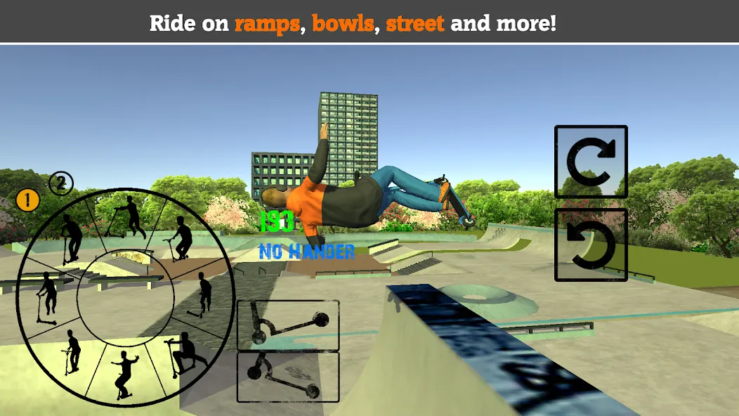 Scooter FE3D 2 (Скутер ФЭ3Д 2) [МОД: Много монет, Открытые уровни и Мега MOD] Screenshot 3