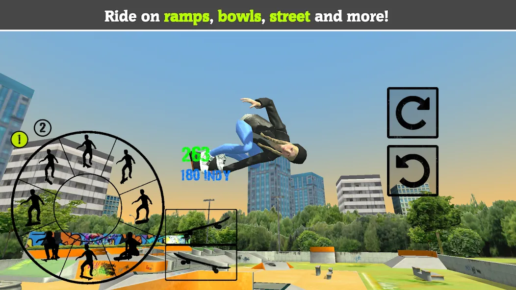Skateboard FE3D 2 (Скейтборд 3D 2) [МОД: Все открыто, Дополнительные деньги и Меню MOD] Screenshot 5