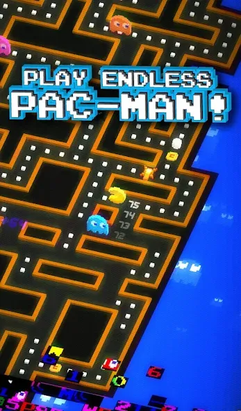 PAC-MAN 256 - Endless Maze (ПАК) [МОД: Бесконечные деньги, Монеты и Мега MOD] Screenshot 1