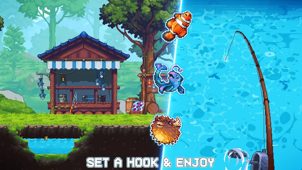Miners Settlement: Idle RPG (Майнерс Сеттлмент) [МОД: Меню, Бесконечные монеты и Открытые уровни] Screenshot 1