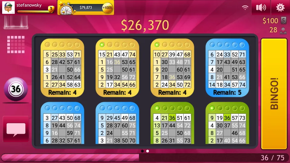 Bingo 75 & 90 by GameDesire [МОД: Меню, Бесконечные монеты и Открытые уровни] Screenshot 2