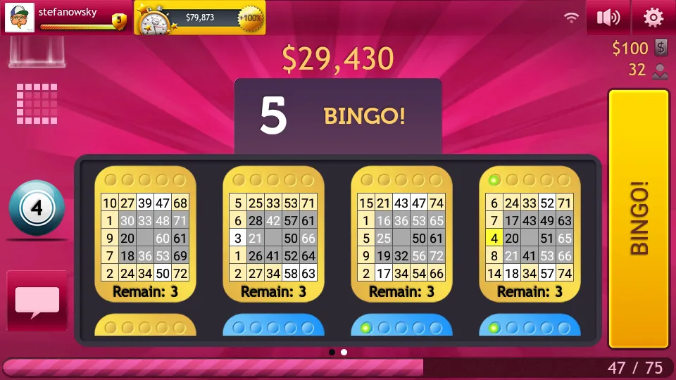 Bingo 75 & 90 by GameDesire [МОД: Меню, Бесконечные монеты и Открытые уровни] Screenshot 4