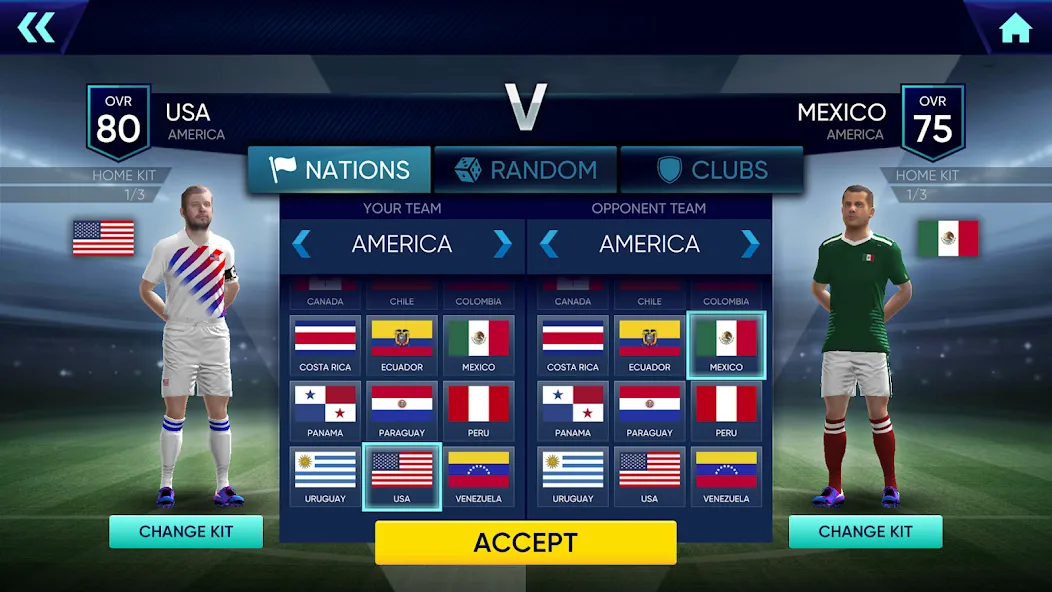 Soccer Cup 2024: Football Game (Футбольный кубок 2023) [МОД: Бесконечные деньги, Монеты и Мега MOD] Screenshot 1