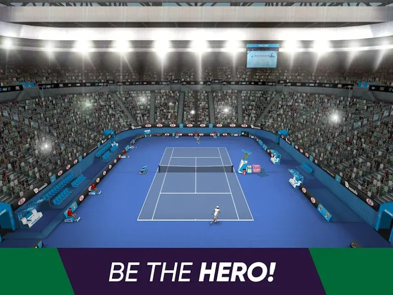 Tennis World Open 2024 - Sport (Теннис Ворлд Опен 2023) [МОД: Меню, Бесконечные монеты и Открытые уровни] Screenshot 2