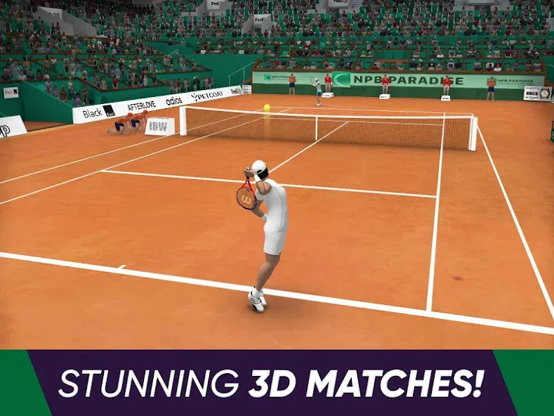 Tennis World Open 2024 - Sport (Теннис Ворлд Опен 2023) [МОД: Меню, Бесконечные монеты и Открытые уровни] Screenshot 3