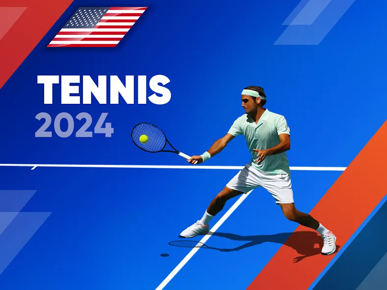 Tennis World Open 2024 - Sport (Теннис Ворлд Опен 2023) [МОД: Меню, Бесконечные монеты и Открытые уровни] Screenshot 5