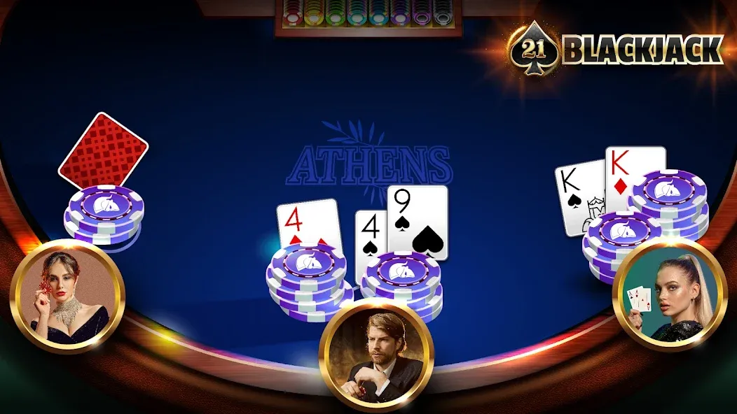 BlackJack 21 - Online Casino [МОД: Бесконечные деньги, Монеты и Мега MOD] Screenshot 1