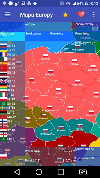 Europe map [МОД: Бесконечные деньги, Монеты и Мега MOD] Screenshot 1