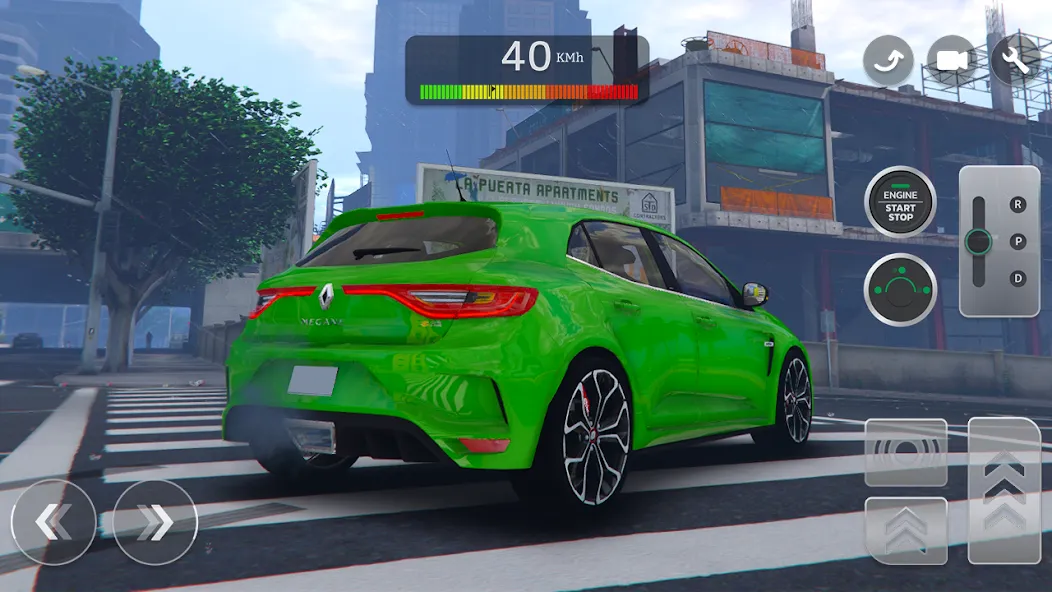 Renault Megane RS Simulator (Рено Меган  Симулятор) [МОД: Бесконечные деньги, Монеты и Мега MOD] Screenshot 1