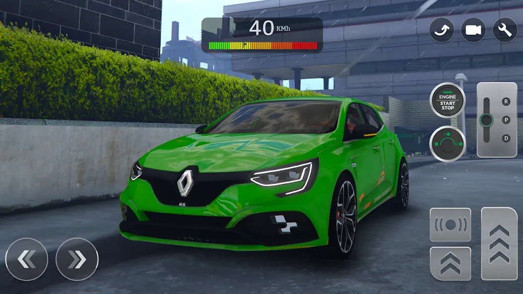 Renault Megane RS Simulator (Рено Меган  Симулятор) [МОД: Бесконечные деньги, Монеты и Мега MOD] Screenshot 2
