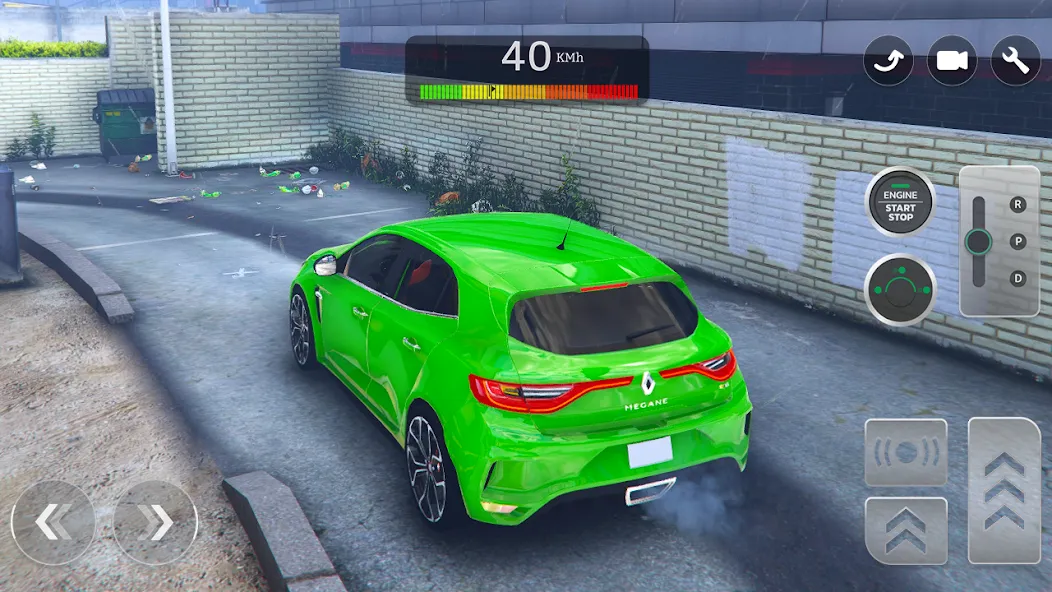 Renault Megane RS Simulator (Рено Меган  Симулятор) [МОД: Бесконечные деньги, Монеты и Мега MOD] Screenshot 3