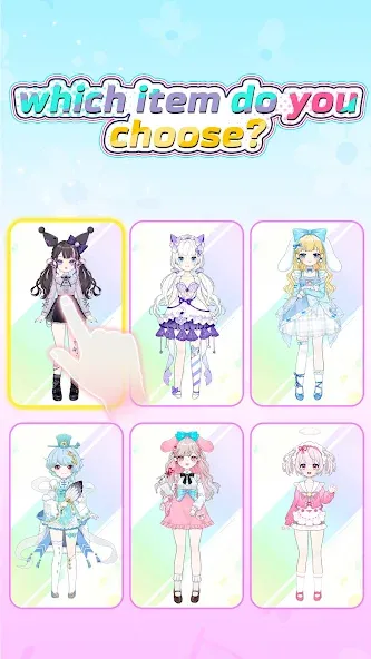 Dress Up! Shining Anime Star [МОД: Все открыто, Дополнительные деньги и Меню MOD] Screenshot 3