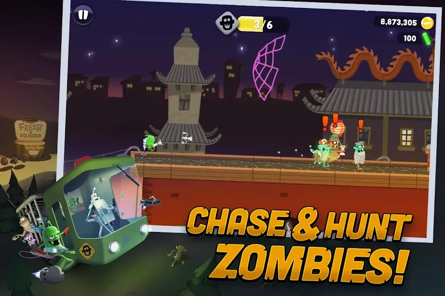 Zombie Catchers : Hunt & sell (Зомби Кэтчерс) [МОД: Много денег, Монет и Все открыто] Screenshot 1