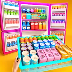 Скачать Fill Up Fridge：Organizing Game [МОД: Много монет, Открытые уровни и Мега MOD] | Взлом Fill Up Fridge：Organizing Game на Андроид
