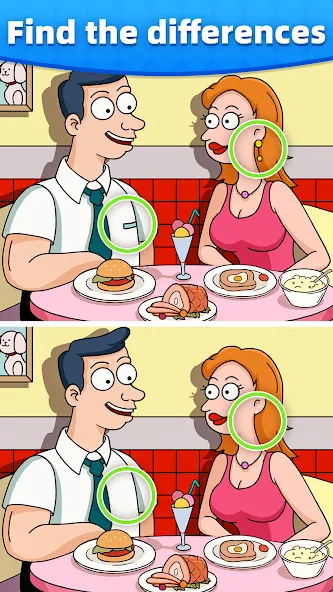 Differences, Find Difference [МОД: Много денег, Монет и Все открыто] Screenshot 1
