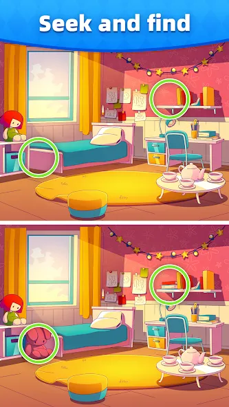 Differences, Find Difference [МОД: Много денег, Монет и Все открыто] Screenshot 2