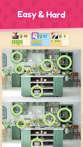 Find the Difference 44,000+ [МОД: Все открыто, Дополнительные деньги и Меню MOD] Screenshot 4