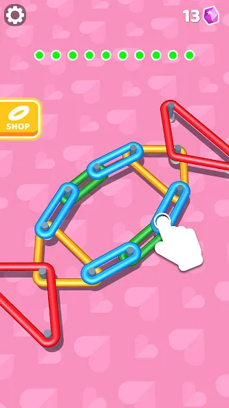 Flexy Ring (Флекси ринг) [МОД: Меню, Бесконечные монеты и Открытые уровни] Screenshot 4