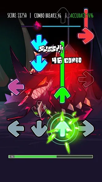 Music Rhythm Battle Night [МОД: Все открыто, Дополнительные деньги и Меню MOD] Screenshot 2