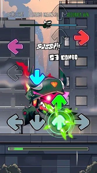 Music Rhythm Battle Night [МОД: Все открыто, Дополнительные деньги и Меню MOD] Screenshot 3