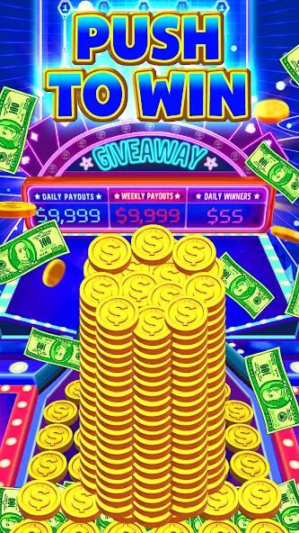 Cash Carnival Coin Pusher Game (Кэш Карнавал Монетный Толкатель Игра) [МОД: Много денег, Монет и Все открыто] Screenshot 2